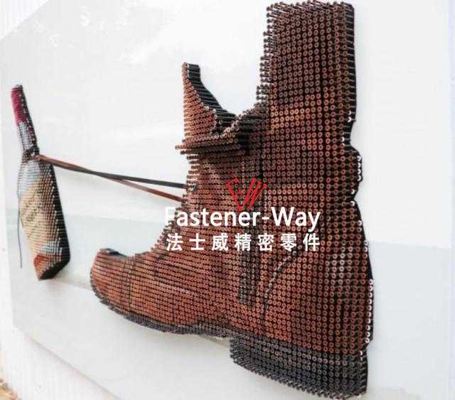 這幅畫(huà)居然是用螺絲釘做的! 這幅畫(huà)居然是用螺絲釘做的!